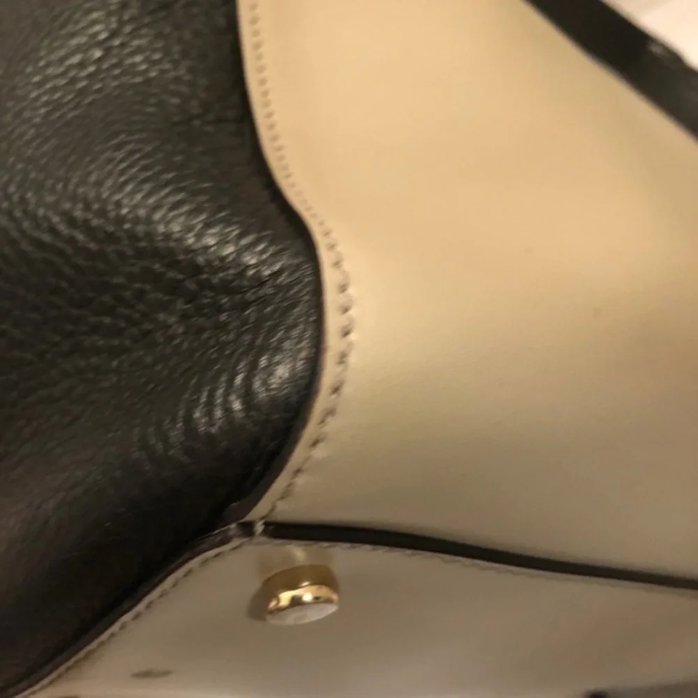 Kate spade colorblock trapeze leather bag